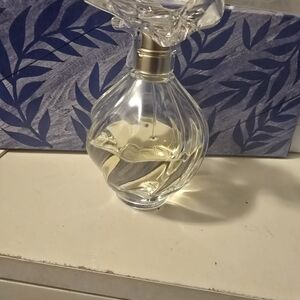 Elegant Clear Glass Perfume Bottle